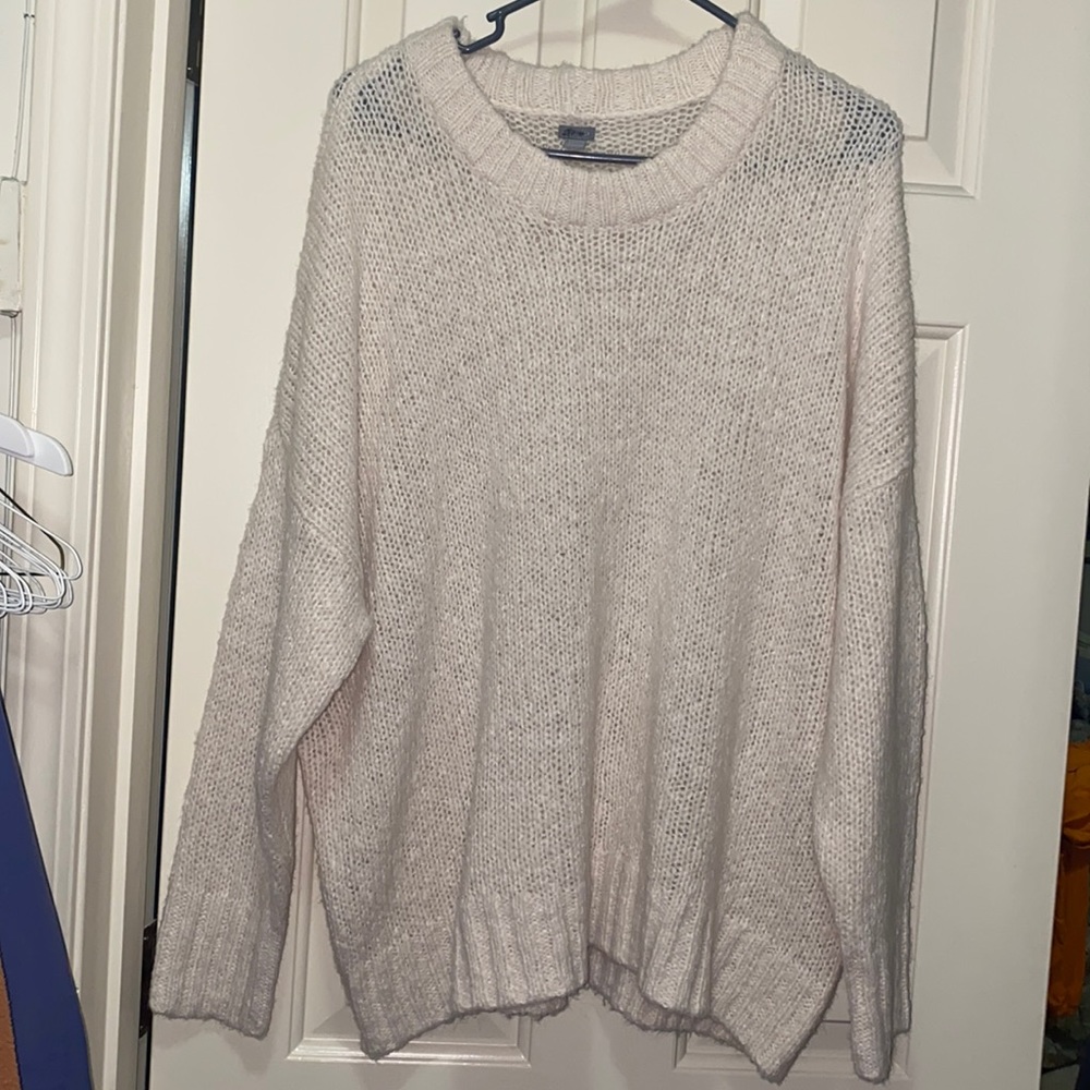 Aerie small white knit sweater